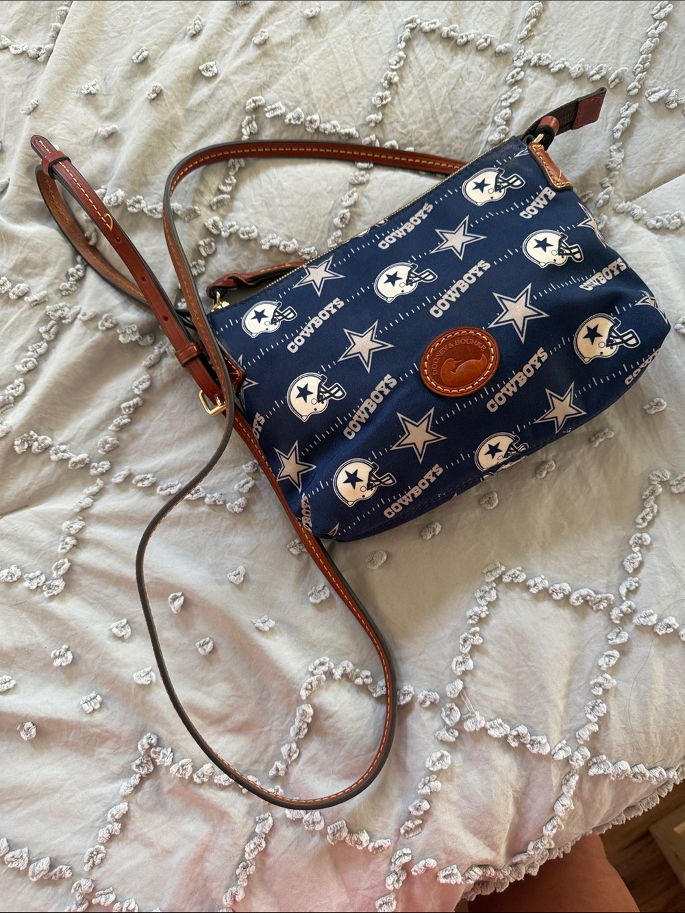 Dooney & Bourke Navy Dallas Cowboys Crossbody Bag - Picture 4 of 6